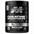 MuscleTech Platinum Creatine Monohydrate – Micronized & Ultra Pure Creatine (Unflavoured, 250 g)